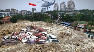 5 Minutes ago in China! Dam and rivers collapsed in Hainan, cities and villages sink