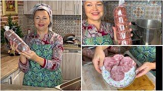 ВЕТЧИНА В ПАКЕТЕ И КАСТРЮЛЕ ИЗ ЛЮБОГО МЯСА! ЕСТЬ ТОНКОСТЬ ЧТОБЫ ВЫГЛЯДЕЛА ОДНОРОДНО!