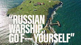 Russian warship... Go f--- yourself.