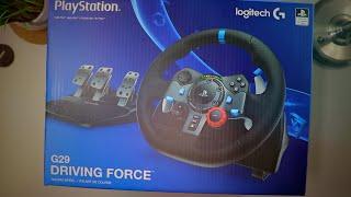 LOGITECH G29 Racing Wheel + Oculus RIFT + GT OMEGA stand (part 1 - unboxing & overview)