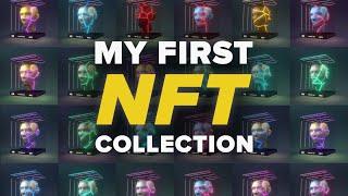 My First NFT Collection + Giveaway! - Minting on OpenSea walkthrough! (gas free)