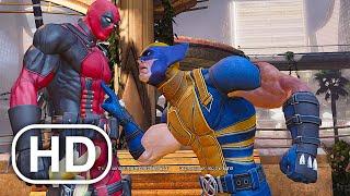 Deadpool Fights Wolverine Almost Scene 4K ULTRA HD