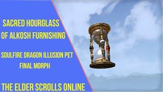 Sacred Hourglass of Alkosh Furnishing - ESO Soulfire Dragon Illusion Pet Morph