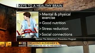 Diet, exercise key to Alzheimer's prevention