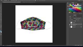 How To Create DIY Mask Mockup Using Photoshop (Sublimation Mask Mockup)