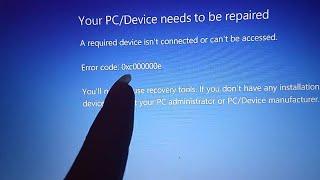 (Working) How to fix boot error 0xc000000e Windows 10 & 11