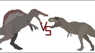 Spinosaurus Vs Tyrannosaurus Rex