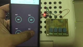 [Home Automation] Control Relays From Everywhere Using ESP8266 + Blynk