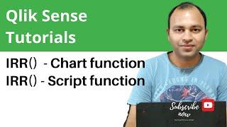 Qlik Sense Tutorial | Qlik Sense Script and Chart Function - Financial IRR Script and Chart Function