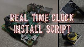 Real Time Clock Script for Raspberry Pi