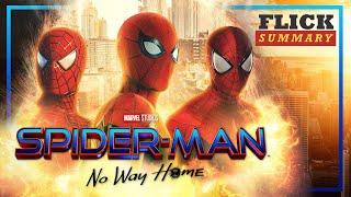 Spiderman No Way Home: The BEST Crossover EVER (Movie Recap) | Flick Summary