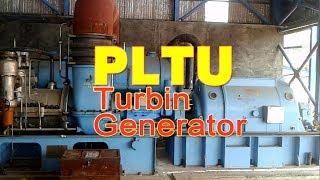 Turbin dan generator pada pembangkit listrik tenaga uap ( PLTU )