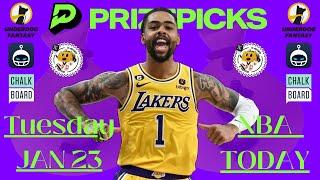 NBA PRIZEPICKS + UNDERDOG TODAY | TACO Tuesday January 23 2024 | BEST BASKETBALL PICK’EM PROPS