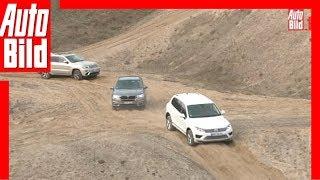 BMW X5 vs. VW Touareg und Jeep Grand Cherokee (2015) Review / Fahrbericht