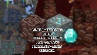 Minecraft HACKED CLIENT | 1.20.15 BEDROCK | TUTORIAL