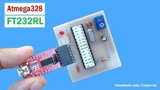 How to Uploading code to Atmega328p using FT232RL FTDI USB