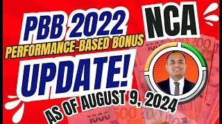 Performance-Based Bonus (PBB) 2022 UPDATE II Notice of Cash Allocations (NCA) as of August 9, 2024