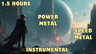 Interstellar Ruins: Instrumental Power & Speed Metal Album | 90 Minutes