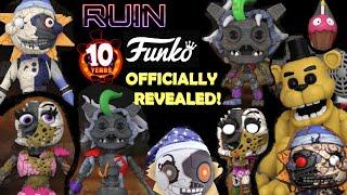 FUNKO FNAF RUIN + 10'TH ANNIVERSARY MERCH OFFICIALLY REVEALED! - Action Figures, Plushies, and MORE!