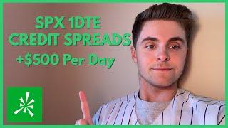 How to Make $500 Per Day, Trading Options! SPX Credit Spreads | 109/110 Trades in a Row!