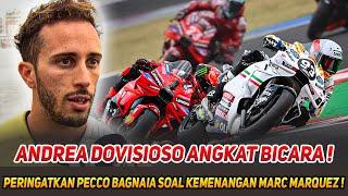 SAMPAI SEGITUNYAANDREA DOVISIOSO PERINGATKAN FRANCESCO BAGNAIA,WASPADAI KEMENANGAN MARC MARQUEZ 