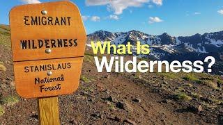 What is a Wilderness Area?