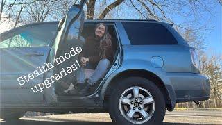 I got the knock! | Living in my car | Stealth Car Camping Upgrades #solotravel  #gratitude #carlife