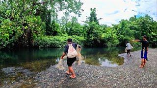 THE EXCITING FISHING NET USING TWO NETTS, AUTO GET Flocks of Fish.‼️ Amazing fishing Nets