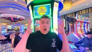 I Bought a $100 Bonus on the Newest Instant feature Slot Machine BANK BUSTERS!