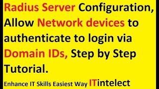 Configure Radius Server 2012 r2   step by step Tutorial