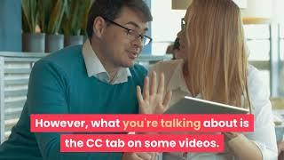 What is cc on youtube?