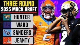 THREE Round 2025 NFL Mock Draft