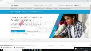 Registration Procedure for AutoCAD Student version in Autodesk Official website