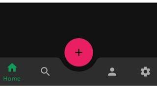 Bottom Navigation Floating Button Centered Example | Flutter | IOS | Android | TabBar Swift IOS