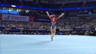 Jade Carey - Floor Exercise - 2021 U.S. Gymnastics Championships - Senior Women Day 2