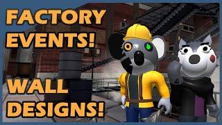 PIGGY BUILD MODE FACTORY WALLS AND EVENTS!!!
