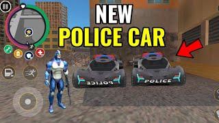 new police cars in rope hero vice town new update || classic gamerz