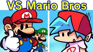 Friday Night Funkin' VS Mario Rebooted FULL WEEK DEMO & Luigi (FNF Mod/Hard) (Remastered)