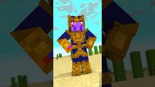 Zombie Becomes Herobrine in Thanos Challenge ⌚| Transform Watch