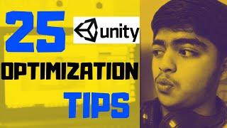 Top 25 unity optimization tips to increase the performance of your game and make it a lot faster!!!