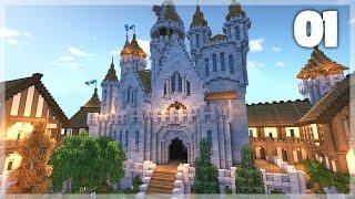 Minecraft: How to Build a Medieval Castle | Huge Medieval Castle Tutorial - Part 1