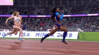 200m Women, The match Europa vs USA, Minsk 2019