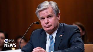WATCH LIVE: FBI Director Wray testifies on investigation into attempted assassination of Trump