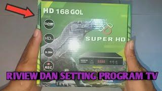 Riview STB Super HD Komodo dan Cara Setting Program Siaran ch tv