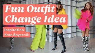 Outfit change transition cloning inspiration | video editing | Kate Boyechik | Videoleap