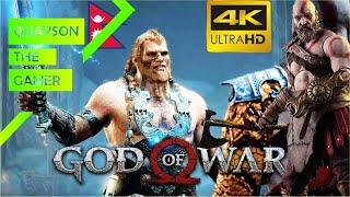 Kratos Vs Thor Son Fight Scene 4K ULTRA HD - GOD OF WAR PC #Kratos