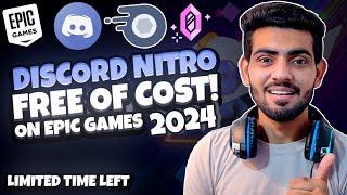 Get Discord Nitro FREE on The EPIC GAMES STORE 2024| Claim Discord Nitro Without Credit Card?