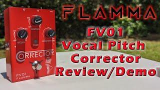 Flamma FV01 Vocal Pitch Corrector Review & Demo #flamma #vocal #autotune