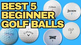 The BEST 5 Golf Balls for Beginners! (Cutting Open)