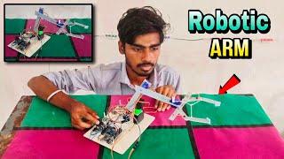 Robotic ARM using Arduino UNO | Building Robotic Arm | Robotics | Arduino Projects #arduino #tech